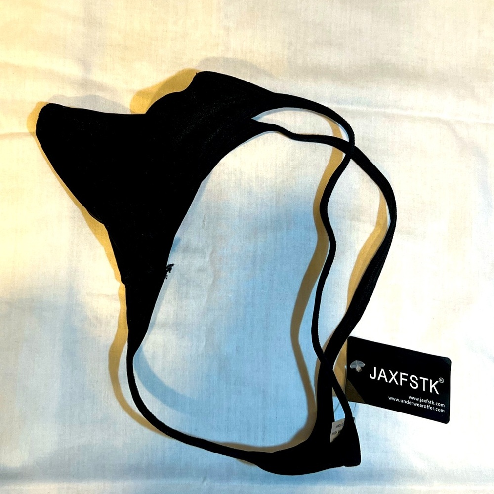NWT black men’s thong ( sheer and soft )